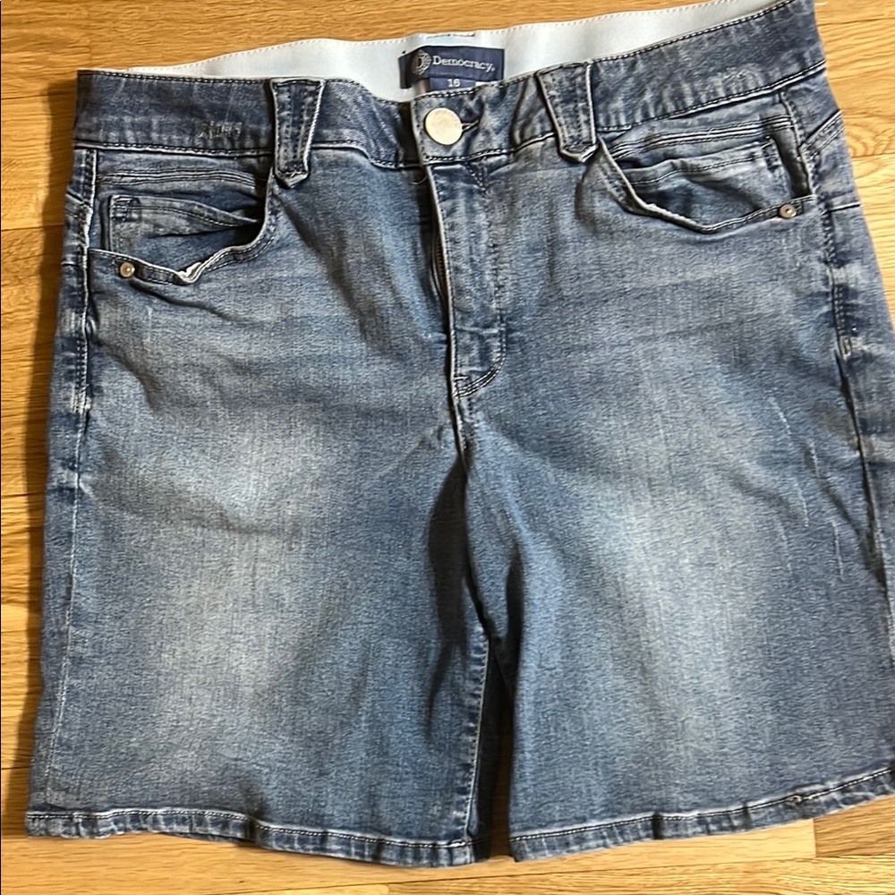 Democracy  Blue Denim Shorts